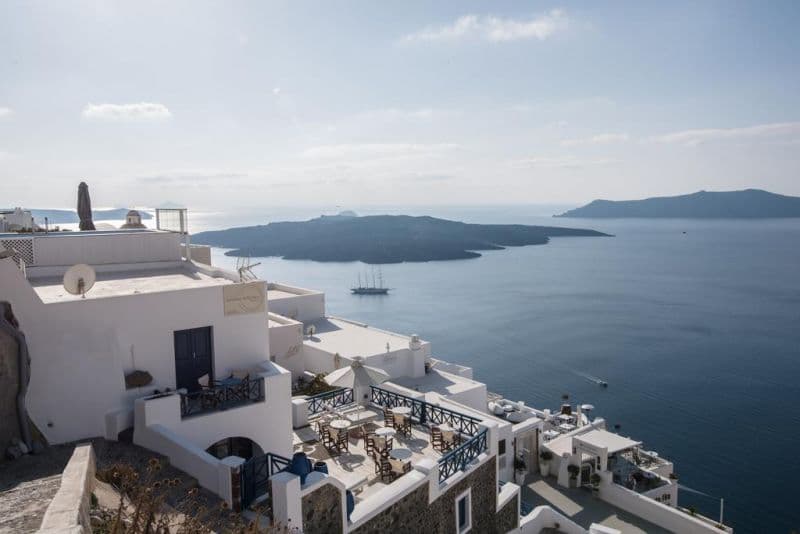 SANTORINI REFLEXIONS VOLCANO